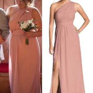 David's Bridal Extra Length Chiffon Gown 14 Ballet